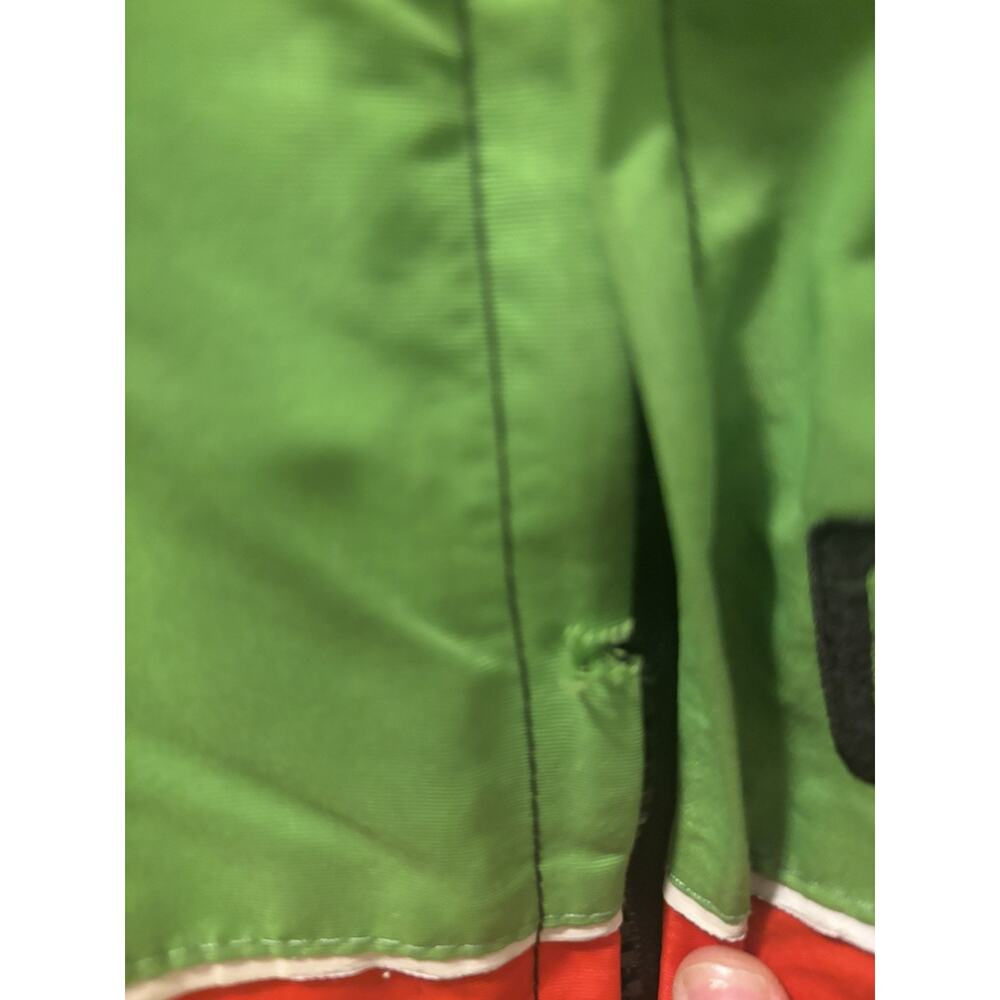 Vintage Arctic‎ Cat Snowmobile Jacket Mens  2XL Racing Neon Green Black - Picture 6 of 7
